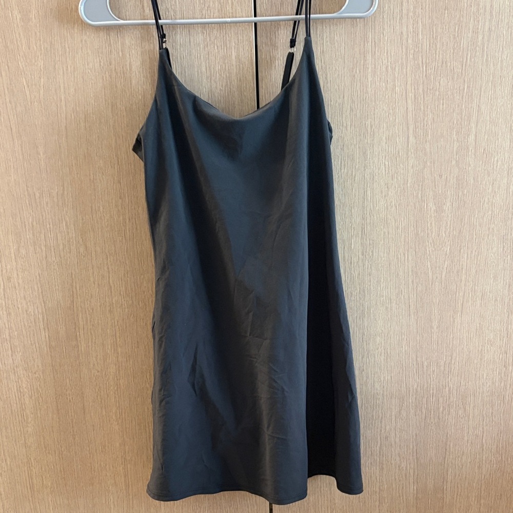 Abercrombie & Fitch Black Tennis Dress with Double Spaghetti Straps